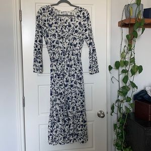 Old navy long sleeve tiered dress